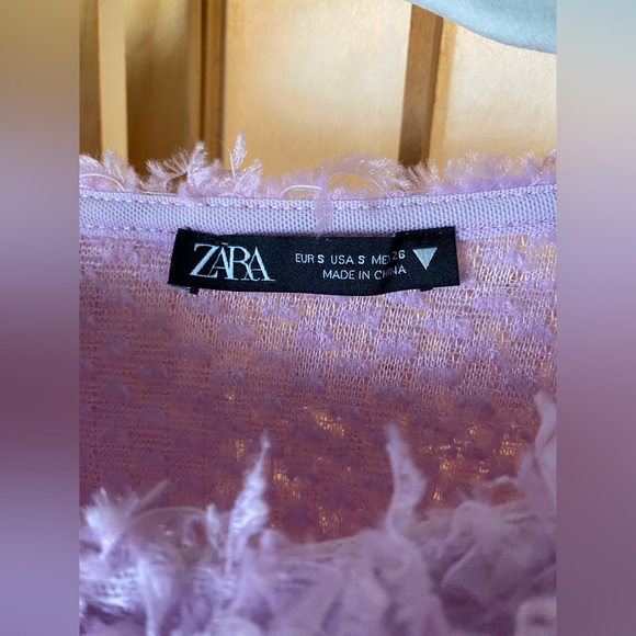 Zara feather top - Picture 3 of 9